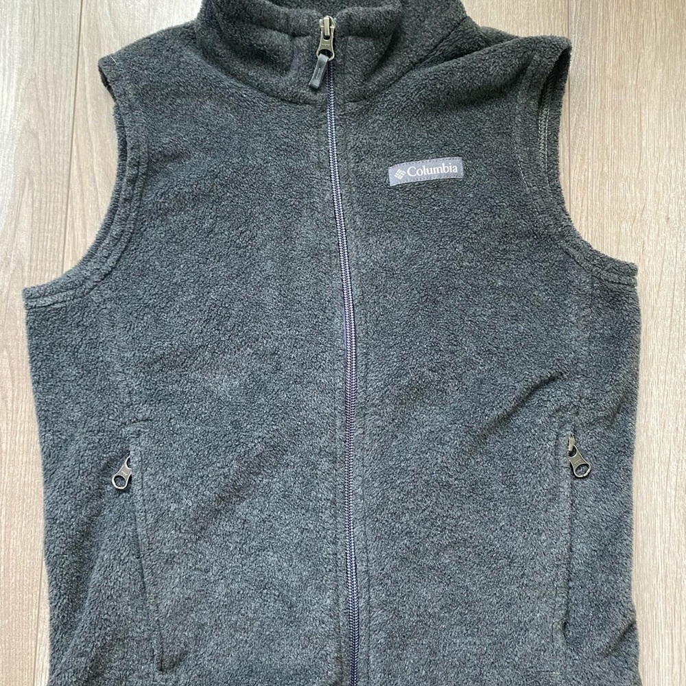 Columbia Charcoal Fleece Vest